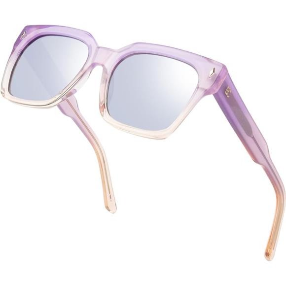 Polarized Sunglasses for Women: UV Protection Womens and Mens Square Shades main image 4